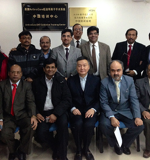 Dr. Sumit Mrig at the Coblation Training Workshop in Dalian, China