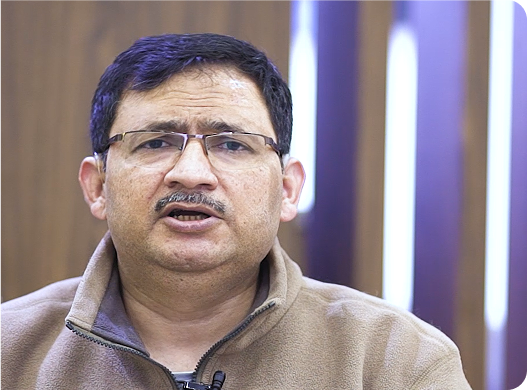 Gaurav Upreti speaking about his hearing treatment